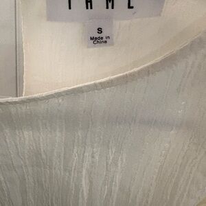 NWT - THML Ruffle Puff Sleeve Top